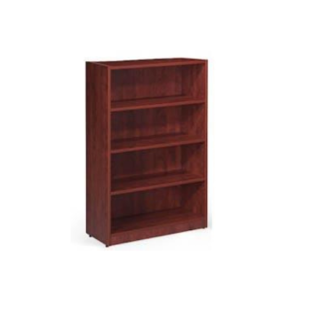 cherry bookcase with 3 shelves